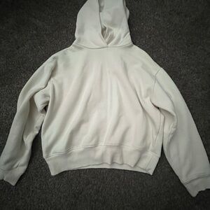 A New Day Cream Hooded Sweatshirt - Size Medium